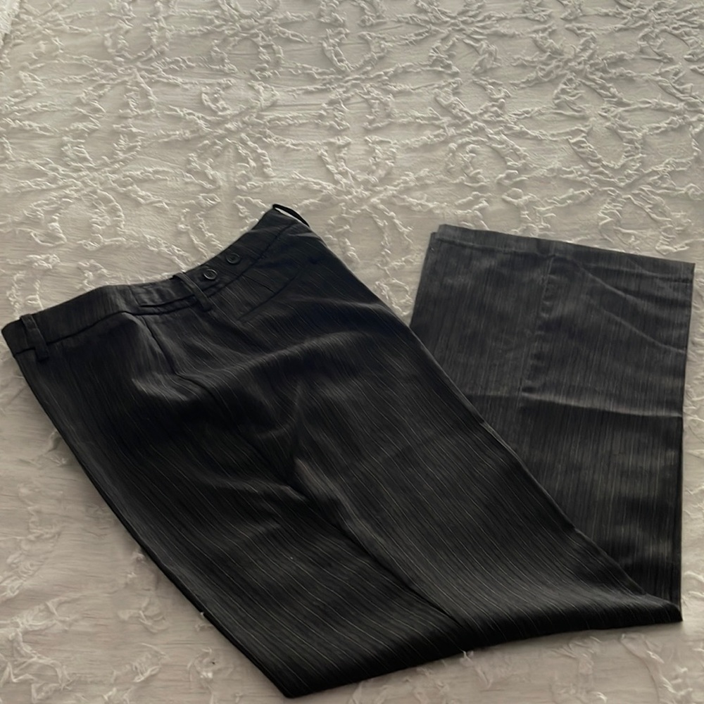 Grey and black pants